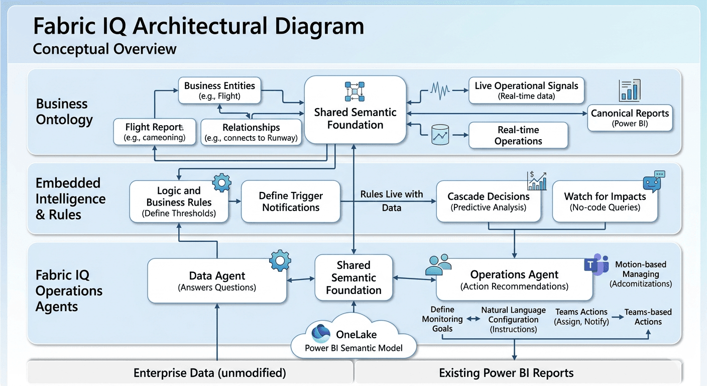 Azure AI Fabric IQ – Summary (The Semantic Layer)